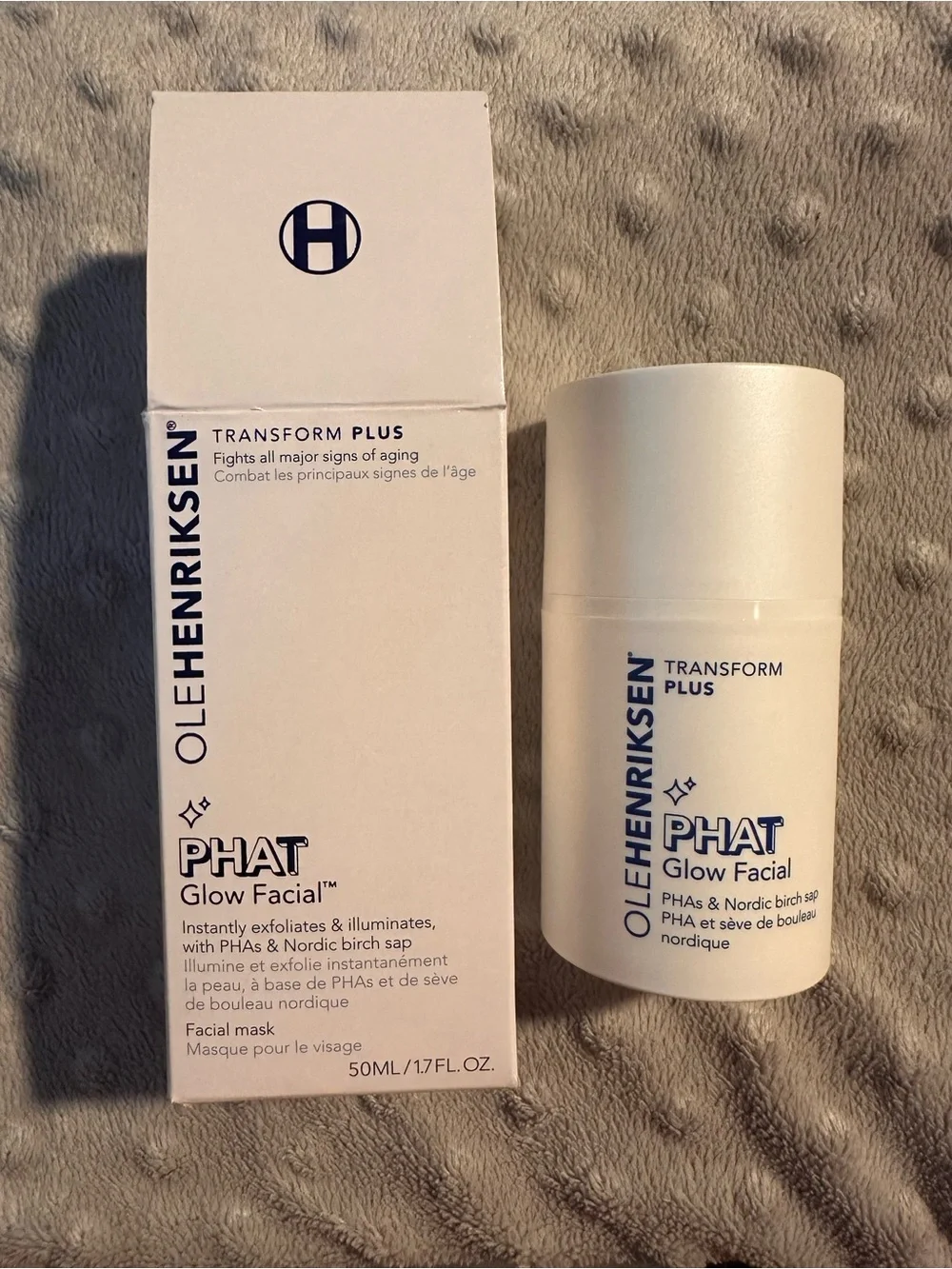 Ole Henriksen PHAT Glow Facial - White Cream Packaging